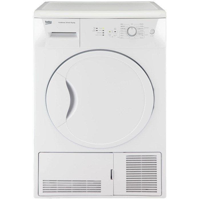 Beko Dcu6130w - Condensdroger - 6 kg - Sensor-technologie -, Witgoed en Apparatuur, Wasdrogers, Zo goed als nieuw, Voorlader, 85 tot 90 cm