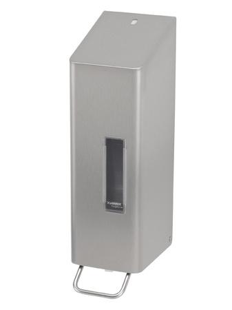 Zeepdispenser 1200 ml RVS 32,7 x 9,7 x 14,8cm, Verzenden