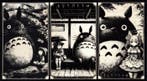 Æ (XX-XXI) - Set of 3 – “Totoro · Between Rainfall &, Nieuw