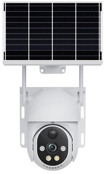 XIAOVV 4MP draadloze, op zonne-energie werkende 4G LTE-bevei, Verzenden, Zo goed als nieuw