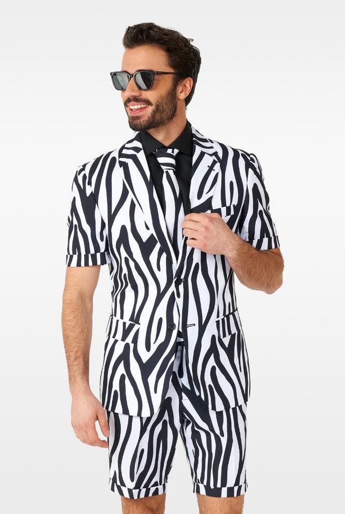 Zomer Pak Sassy Zebra Oppposuits, Kleding | Heren, Carnavalskleding en Feestkleding, Nieuw, Ophalen of Verzenden