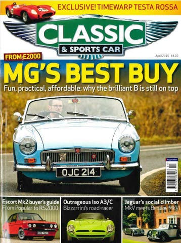 Classic & Sportscar Escort Mk2 MkV MkVI 250 Testa Rossa, Verzenden, Gelezen, Algemeen