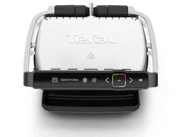 Tefal -   Optigrill Elite Contactgrill Zilver, Witgoed en Apparatuur, Verzenden, Nieuw