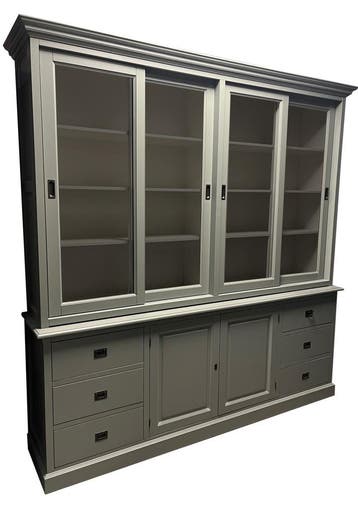 Buffetkast Engels groen -  Engels groen Lopik 240 x 240cm, Huis en Inrichting, Kasten | Buffetkasten, Ophalen of Verzenden, Nieuw