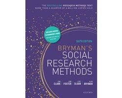 Brymans Social Research Methods - Brymans Social Research, Ophalen of Verzenden, Nieuw