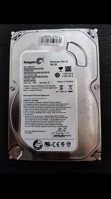 Hard Disk Seagate 3,5 Barracuda 7200.12 - Computer (1), Nieuw