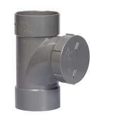 Pipelife lijm ontstoppings T-stuk met deksel 110mm, Ophalen of Verzenden, Nieuw