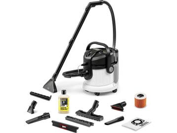 Kärcher SE 4 Plus - Sproei-extractiereiniger - Vezeldiepe, Verzenden, Zo goed als nieuw