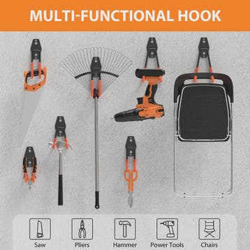 Heavy Duty Garage Haken Set - Wandmontage Organizer voor Ger, Verzenden, Nieuw