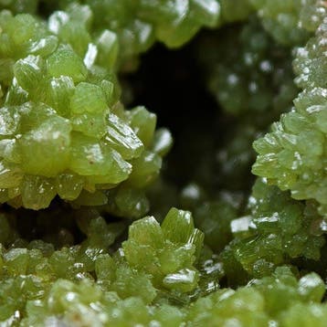 Zeldzame fluorescerende groene pyromorfiet, perfecte, Verzamelen, Mineralen en Fossielen