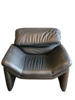 De Sede – Modell Hans Kaufeld – Ledersessel schwarz -