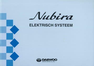 2001 Daewoo Nubira Elektrisch Systeem Werkplaatshandboek, Verzenden