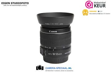 Canon EF-S 18-55mm IS II lens met 12 maanden garantie, Audio, Tv en Foto, Fotografie | Lenzen en Objectieven, Canon, Lensdoppen