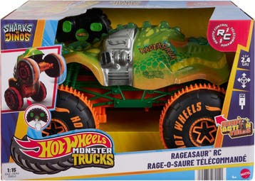 Hot Wheels Monstertrucks RC Rageasaurus - speelgoedtruck, Ophalen of Verzenden, Nieuw