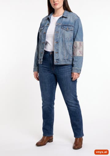 GO WEST Spijkerjassen Dames maat L Blauw Vintage, Ophalen of Verzenden, Nieuw