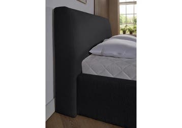 ACTIE! Bedframe Palma 140 200 Zwart, Verzenden, Zwart, Nieuw, 140 cm