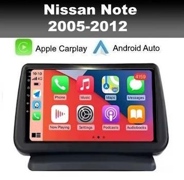 Nissan Note radio navigatie android 14 apple carplay dab+, Ophalen of Verzenden, Nieuw