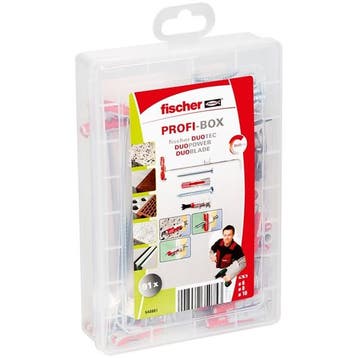 Assortimentsdoos met schroeven | Fischer ProfiBox | 91 stuks, Doe-het-zelf en Verbouw, Verzenden, Nieuw