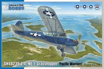 SPECIAL HOBBY 48239 L-4/NE-1 GRASSHOPER PACIFFIC WARRIO..., Hobby en Vrije tijd, Modelbouw | Vliegtuigen en Helikopters, Nieuw