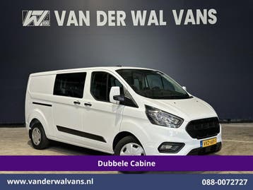 Ford Transit Custom | 2.0 TDCI 130pk Automaat L2H1 Dubbele, Automaat, Gebruikt, Euro 6, Wit
