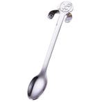 Fako Bijoux - Theelepel / Koffielepel Hangende Hond - Zilver, Verzenden, Nieuw