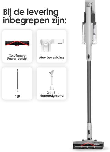 Tineco A30S Stofzuiger – Draadloos – Wit/Zilver, Ophalen of Verzenden, Nieuw, Reservoir, Minder dan 1200 watt