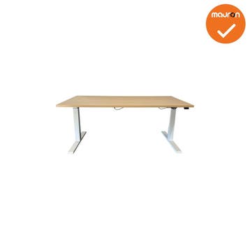 Actiforce SLS 200 - zit-sta bureau - wit onderstel - 160x..., Werkplek, Ophalen of Verzenden, Gebruikt, Bureau