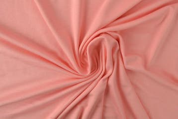 Viscose tricot Zalmroze - rol 10 meter, Verzenden, Nieuw