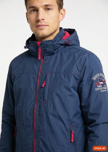 Falcon Outdoorjassen Heren maat S Marineblauw Vintage, Ophalen of Verzenden, Nieuw, Falcon