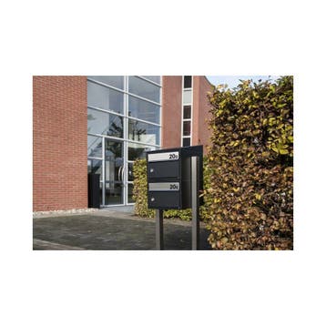 Postkastsysteem Allux Brick - antraciet, Verzenden, Nieuw