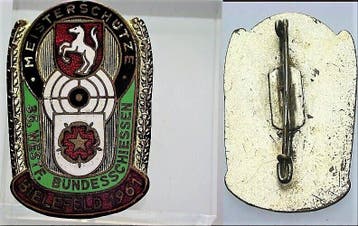 Anstecker emailliert 1961 Bielefelder Tagungs- en Veranst..., Verzenden