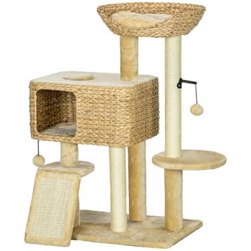 TRUUSK Katten Krabpaal 98 cm - Met 2 Ligoppervlakken - Speel, Verzenden, Nieuw