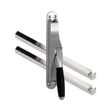 Pomp-espagnolet Ton Ebben mat nikkel ongelakt inclusief 2, Verzenden, Nieuw