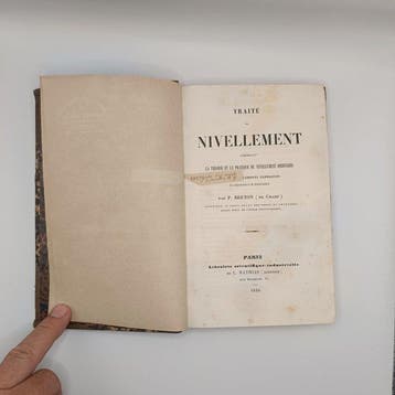 P. Breton (de Calame) - Traité du Nivellement - 1848-1848