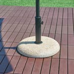 Parasolvoet Bitritto parasolhouder beton rond Ø45x6 cm steen, Verzenden, Nieuw