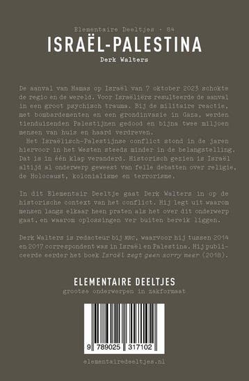 Israël-Palestina / Elementaire Deeltjes / 84 - Derk Walters, Verzenden, Zo goed als nieuw, Derk Walters