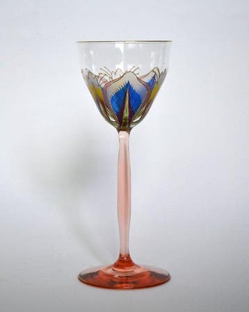 Theresienthal - Wijnglas - Glas, Antiek en Kunst, Antiek | Glas en Kristal