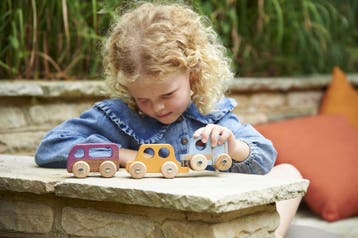 TickiT houten speelgoed voertuigen  van €17,99 voor €9,00, Ophalen of Verzenden, Nieuw