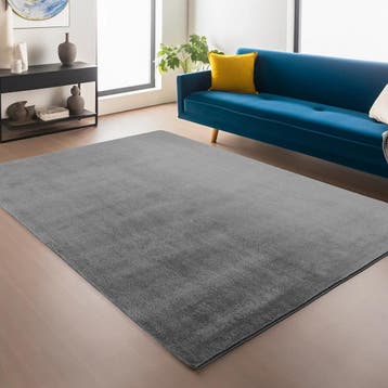 Wasbaar Vloerkleed | Joy | Uni | Grijs | 140x200 cm, Verzenden, Nieuw