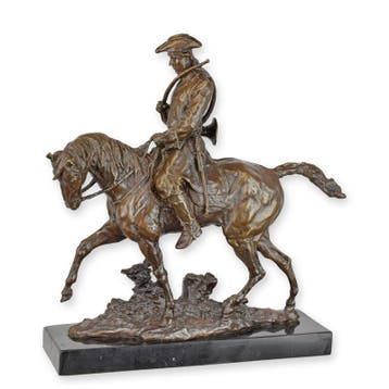 A BRONZE SCULPTURE OF LOUIS XV ON HORSEBACK (Interieur), Verzenden, Nieuw