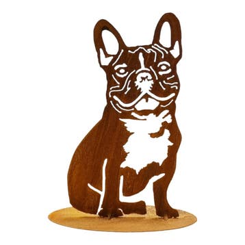 Tuinbeeld Patser de Bulldog -B16 x H31cm, Verzenden, Nieuw