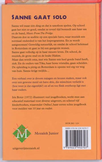 Sanne gaat solo 9789023992707 Iris Boter, Verzenden, Gelezen, Iris Boter