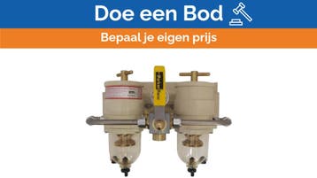 Bieden: Racor 75500MAP Dual Marine Fuel Filter, Ophalen of Verzenden, Nieuw, Motor en Techniek, Zeilboot of Motorboot