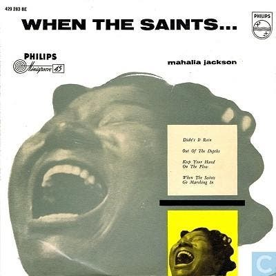 vinyl single 7 inch - Mahalia Jackson - When The Saints...., Cd's en Dvd's, Vinyl Singles, Zo goed als nieuw, 7 inch, Jazz en Blues