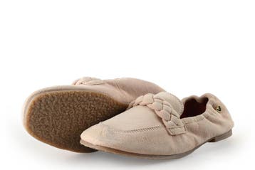 Vingino Instappers in maat 36 Beige, Zo goed als nieuw, Vingino, Verzenden, Instappers
