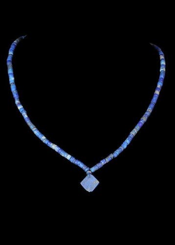 West-Aziatisch lapis lazuli Kralenketting (Zonder