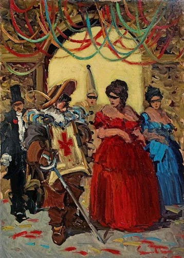 Ernesto Scudiero (1938) - Festa in maschera