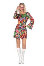 Hippie jurkje zwart peace dames, Kleding | Dames, Ophalen of Verzenden, Nieuw