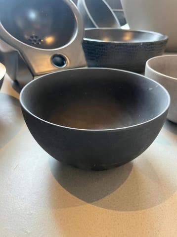 Ronde fontein waskom Ø23 cm – mat zwart, strak & modern, Nieuw, Minder dan 50 cm, Wasbak of Wastafel, Minder dan 100 cm