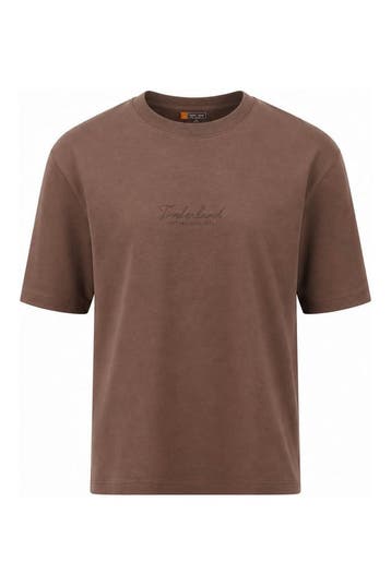 Timberland T-shirt in maat XL Bruin, Kleding | Dames, T-shirts, Timberland, Verzenden, Zo goed als nieuw, Bruin